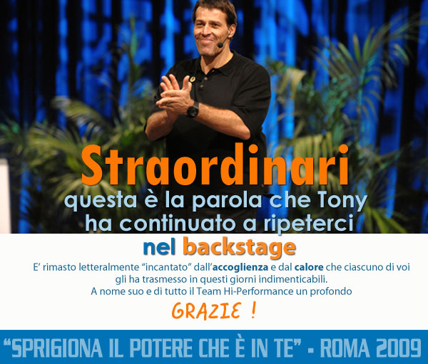 Grazie da Tony !