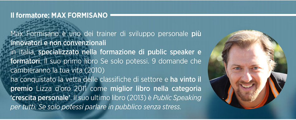 Prenota ora il Corso Public Speaking con Max Formisano